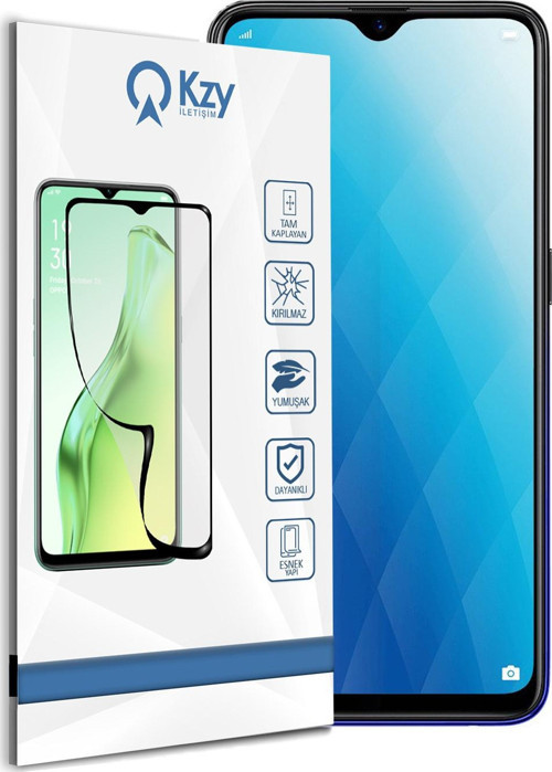 Oppo A7X Tam Kaplayan Fibernano Ekran Koruyucu Esnek Cam