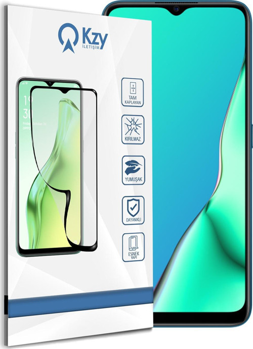 Oppo A9 2020 Tam Kaplayan Fibernano Ekran Koruyucu Esnek Cam