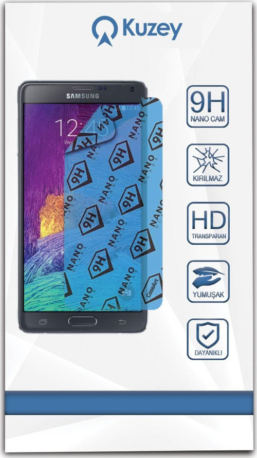 Samsung Galaxy Note 4 Nano Ekran Koruyucu Kırılmaz Esnek Cam