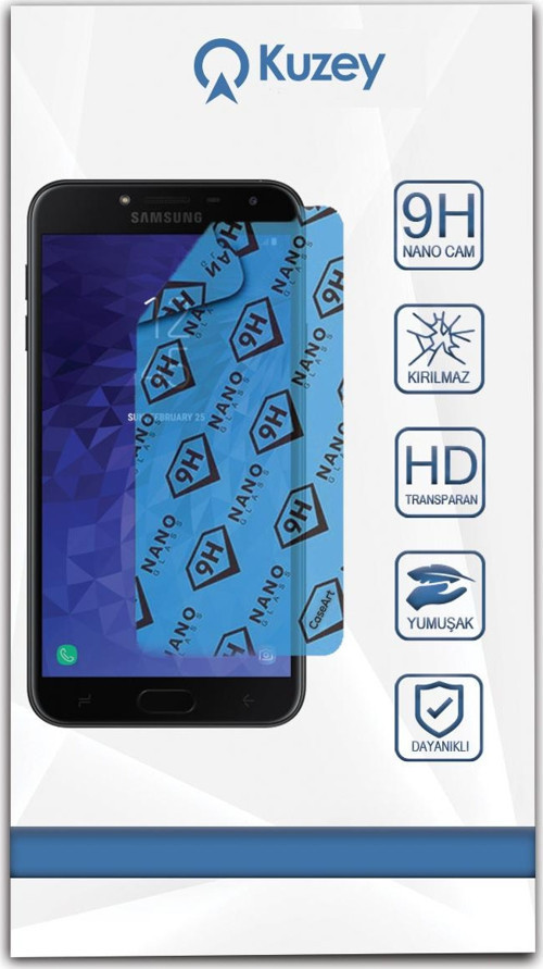 Samsung Galaxy J4 Nano Ekran Koruyucu Kırılmaz Esnek Cam