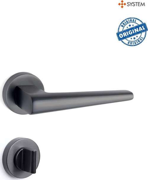 BUTTO FÜME WC-BANYO KAPI KOLU 1 Takım - HA169RO12WBBN