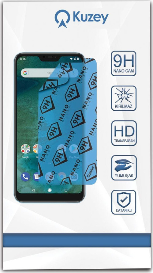 Xiaomi Mi A2 Lite Nano Ekran Koruyucu Kırılmaz Esnek Cam