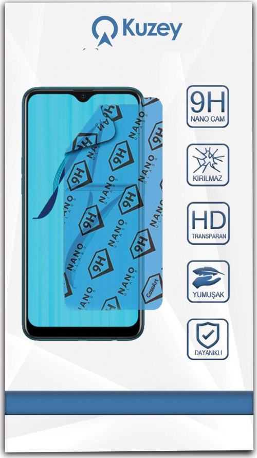 Oppo Ax7 Nano Ekran Koruyucu Kırılmaz Esnek Cam