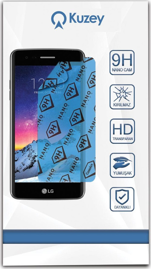 LG K8 2017 Nano Ekran Koruyucu Kırılmaz Esnek Cam