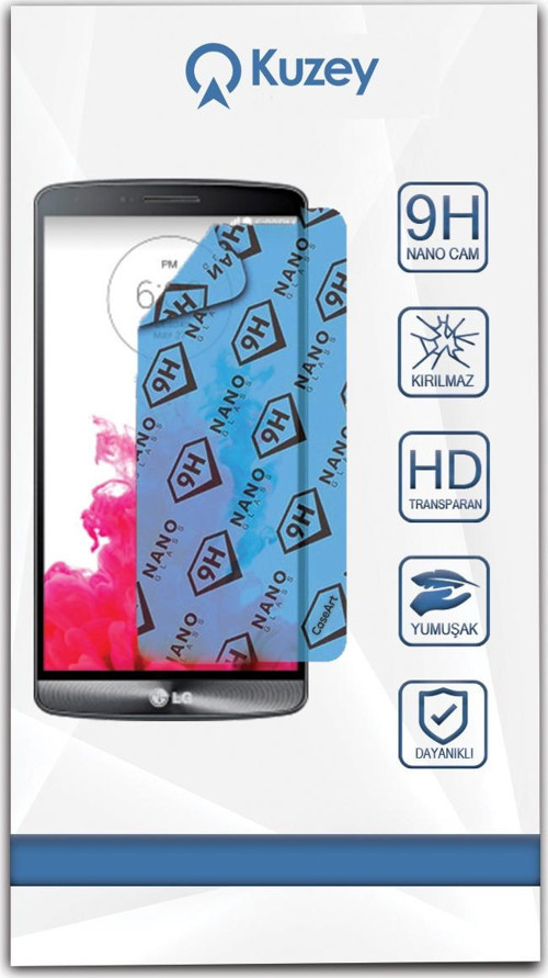 LG G3 Nano Ekran Koruyucu Kırılmaz Esnek Cam
