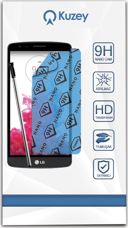 LG Stylus 3 Nano Ekran Koruyucu Kırılmaz Esnek Cam