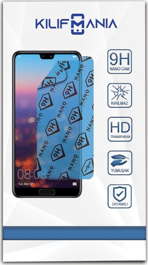 Huawei P20 Nano Ekran Koruyucu Kırılmaz Esnek Cam