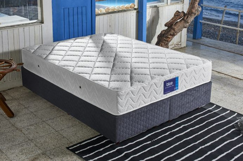 Çift Kişilik Lüks Full Ortopedik Yatak 140x190 cm Niron Blue