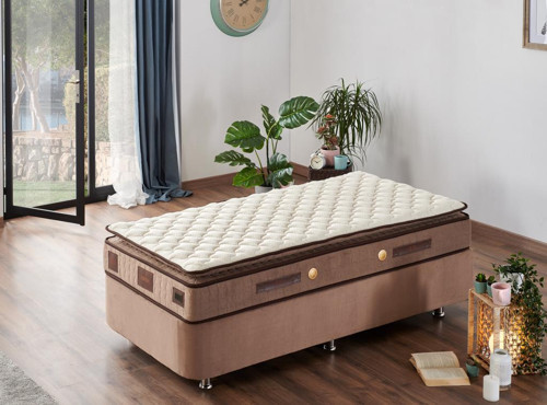 W.Cotton 100x200 Tek Kişilik Pedli Yatak Full Ortopedik Yaylı Yatak