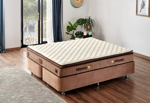 W.Cotton 160x200 Çift Kişilik Pedli Yatak Full Ortopedik Yaylı Yatak