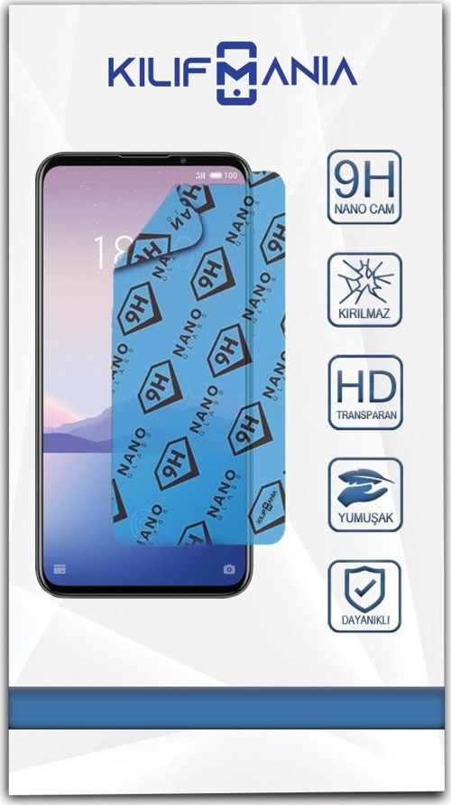 Meizu 16xs Nano Ekran Koruyucu Kırılmaz Esnek Cam