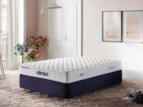 Firm Pocket Çift Kişilik Full Ortopedik Paket Yaylı Orta Sert Yatak 180x200 cm