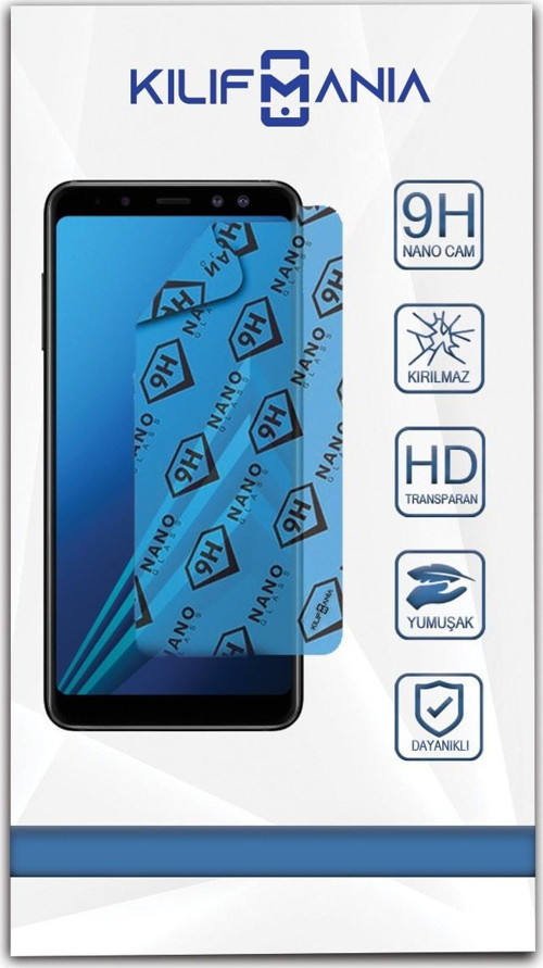 Samsung Galaxy A8 2018 Nano Ekran Koruyucu Kırılmaz Esnek Cam