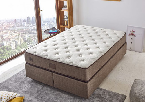 Organic Cotton Yatak 150x200 Çift Kişilik Doğal Pamuk Kumaşlı Ekstra Lüks Yumuşak Yatak 32 cm