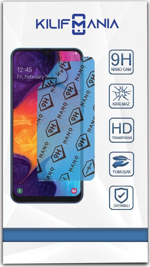 Samsung Galaxy A50 Nano Ekran Koruyucu Kırılmaz Esnek Cam