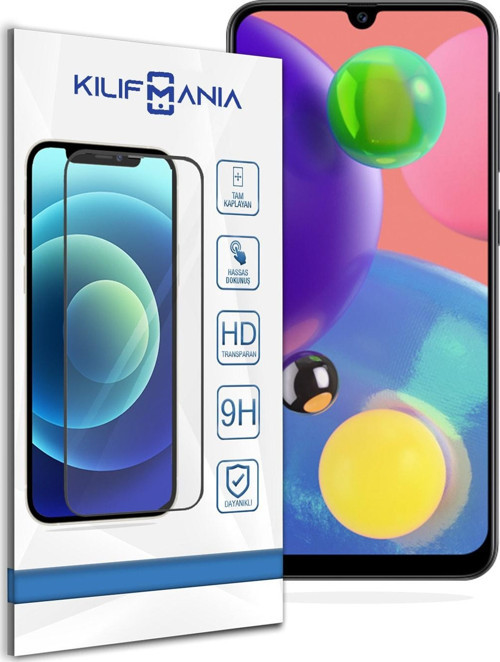Samsung Galaxy A70s Tam Kaplayan Temperli Ekran Koruyucu Cam