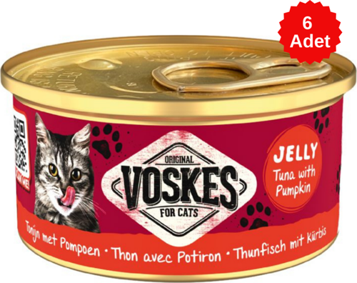 Ton Balıklı ve Balkabaklı Kedi Konservesi 85 Gr 6 Adet