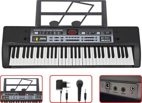 MK-6133 61 Tuşlu Elektronik Org (Mikrofon ve Adaptör Hediye)