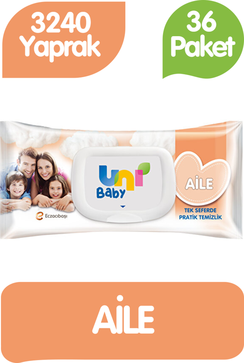 Aile Islak Havlu Mendil 90x36 3240 Yaprak