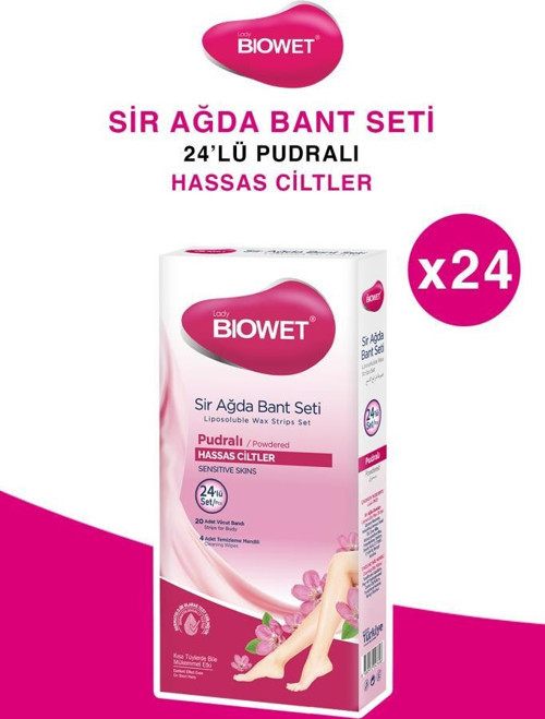 Sir Ağda Yüz Bandı Pudralı Hassas Ciltler 24'lü X24