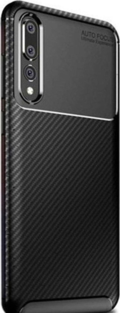 Xiaomi Mi 9 Karbon Tasarımlı Kapak - Siyah