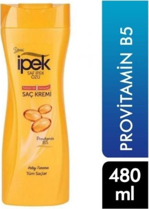 Provitamin B5 Saf İpek Özlü Tüm Saçlar için Saç Kremi 480ml