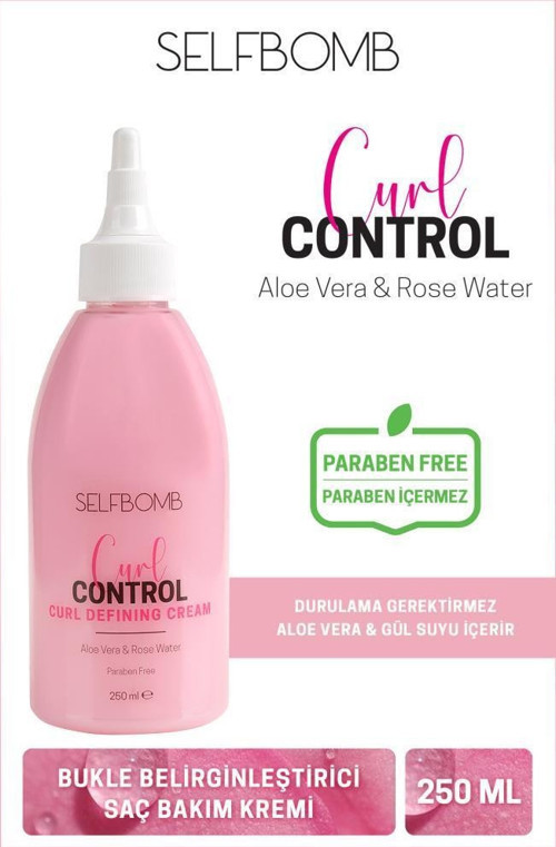 Aloe Vera Gül Suyu Özlü Bukle Belirginleştirici Hacimlendirici Durulanmayan Saç Kremi 250ml