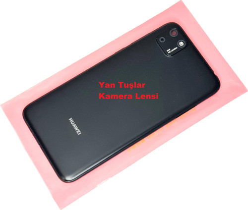 Huawei Y5P Kasa Arka Pil Batarya Kapağı SİYAH