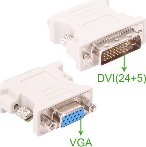 CA301 Dvi 24+5 Erkek To Vga Dişi Dönüştürücü