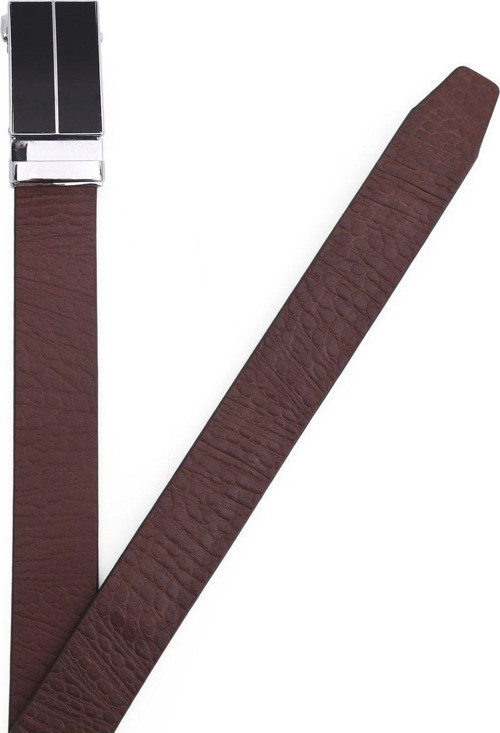 Belt Hakiki Deri Deliksiz Kemer 35 Mm Kroko Desen Kemer