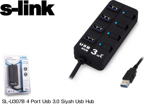 SL-U308 4 Port Usb 3.0 Usb Hub