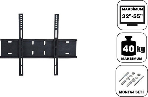 20040033 32''- 55'' / 140 Ekran Sabit A Plus Duvar Askı Aparatı - Led, Lcd, Tv Askı Aparatı