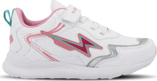KAOR KTN Kız Çocuk Sneaker Ayakkabı Beyaz / Pembe