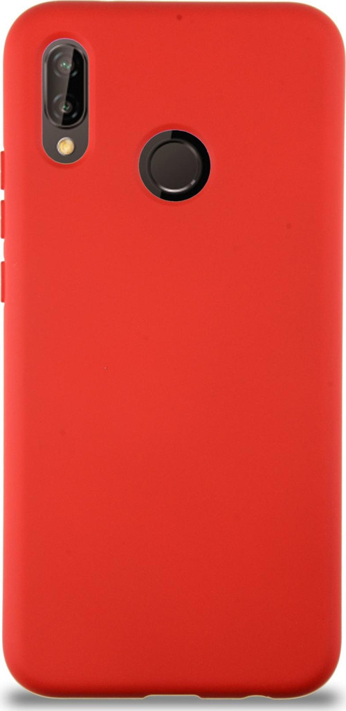 Xiaomi Redmi Note 7 Kapak İçi Kadife Kamera Korumalı Lansman Silikon Kılıf - Kırmızı