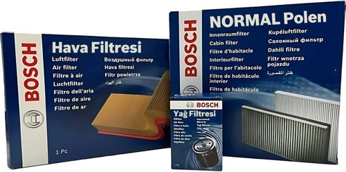 Vw Caddy 1.9 Tdi 2004-2005 3F Hava-Yağ-Normal Polen Filtre Bakım Seti
