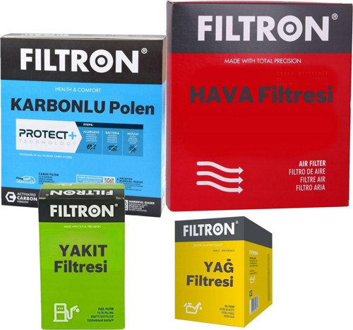 Skoda Fabia 1.4 Filtre Bakım Seti 2000-2003 Ame 4Fk Hava-Yağ-Yakıt-Karbonlu Polen