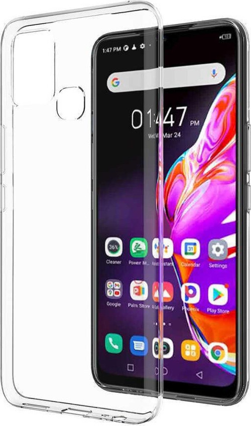 İnfinix Hot 10T Kapak Şeffaf Süper Silikon Kılıf