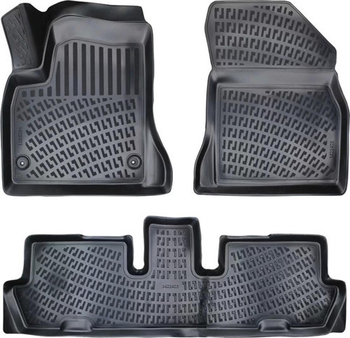 Citroen C4 2004-2010 3D Siyah Kokusuz Havuzulu Paspas Takımı