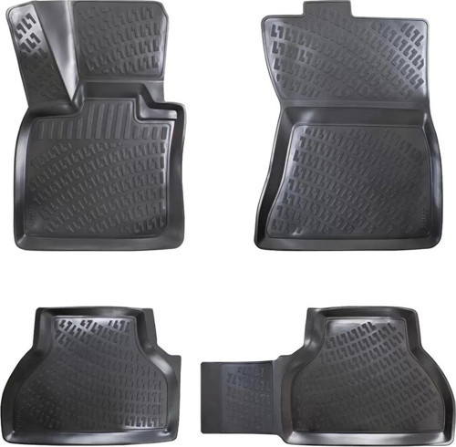 Bmw X5 F15 2013-2018 3D Siyah Kokusuz Havuzulu Paspas Takımı