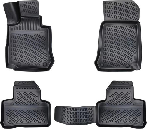 Mercedes GL 2007-2012 3D Siyah Kokusuz Havuzulu Paspas Takımı
