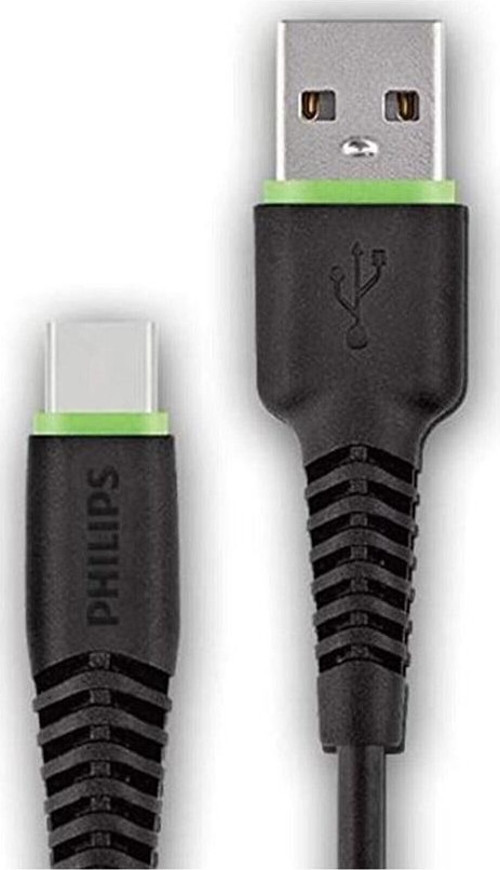 DLC1530C/97 USB-A to USB-C Hızlı Şarj ve Data Kablosu, 1.2 Metre, Siyah