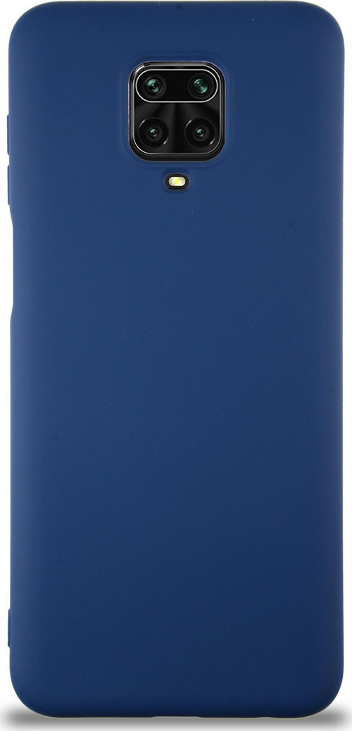 Xiaomi Redmi Note 9 Pro Kapak İçi Kadife Lansman Silikon Kılıf - Lacivert