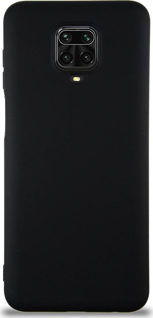 Xiaomi Redmi Note 9 Pro Kapak İçi Kadife Lansman Silikon Kılıf - Siyah