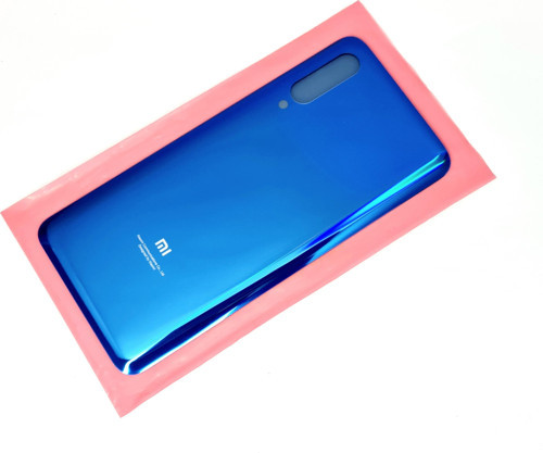 Xiaomi Mi 9 Arka Kapak Batarya Pil Kapağı + PİL (CAM) MAVİ