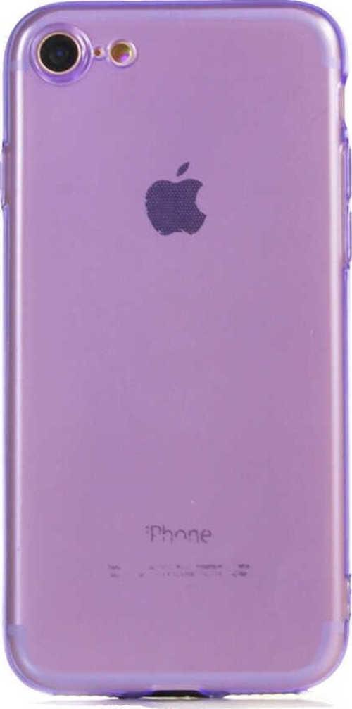 Apple iPhone SE 3 2022 Kapak Kamera Korumalı Neon Renkli Silikon Kılıf - Neon Mor