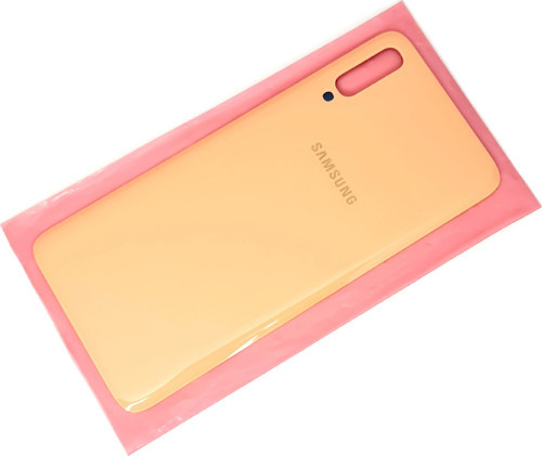 Samsung Galaxy A70 A705 Arka Pil Batarya Kapağı (B-7000) TURUNCU
