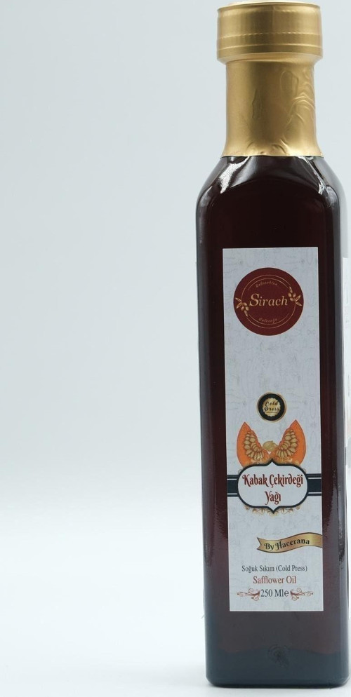 Soğuk Sıkım Kabak Çekirdeği Yağı Cam Şişe 250 Ml