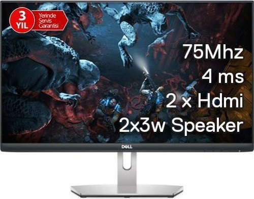 23.8" S2421H 75Hz 4ms (HDMI+Display) FreeSync Full HD LED Monitör