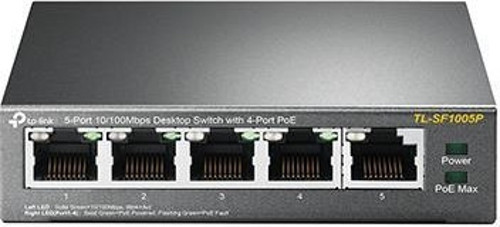 TL-SF1005P 5 Port 4 Port Poe+ 10-100 Mbps Switch Çelik Kasa