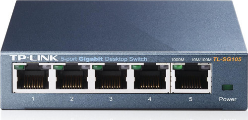 TL-SG105 5 Port 10-100-1000 Mbps Switch Çelik Kasa